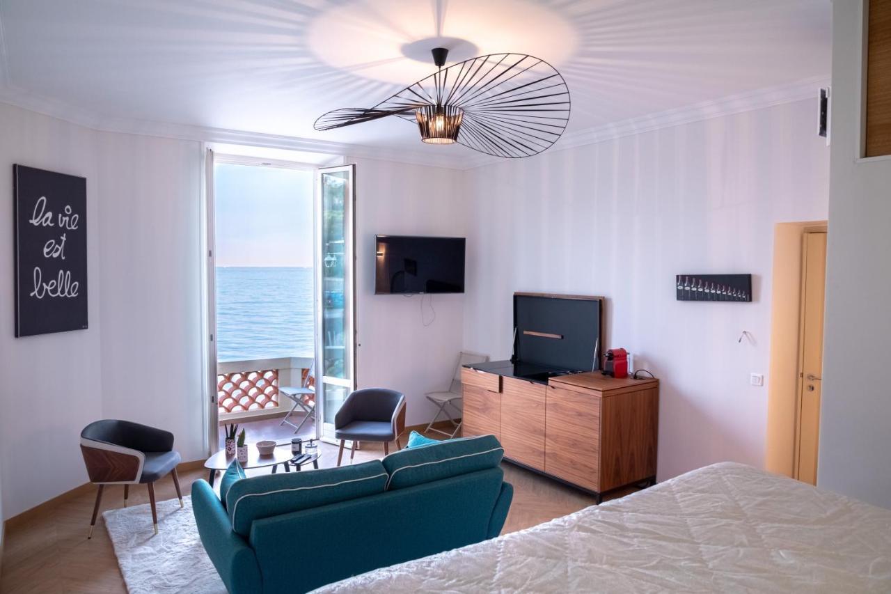 " Nid D'Amour " Evasion De Reve - Pieds Dans L'Eau Face A La Mer Cannes Luaran gambar